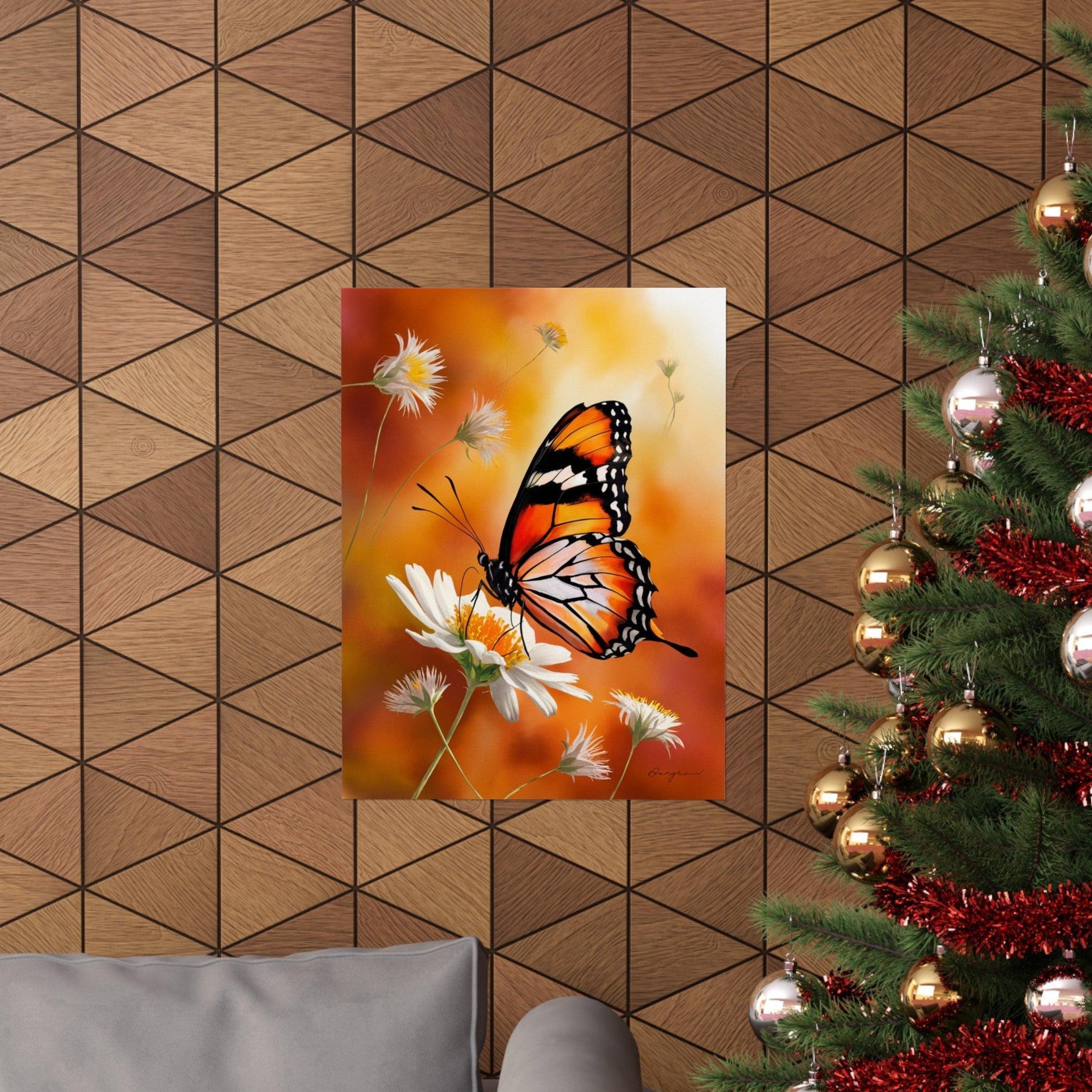 Monarch Butterfly Splendor Posters - Cosmic Creations by Karen