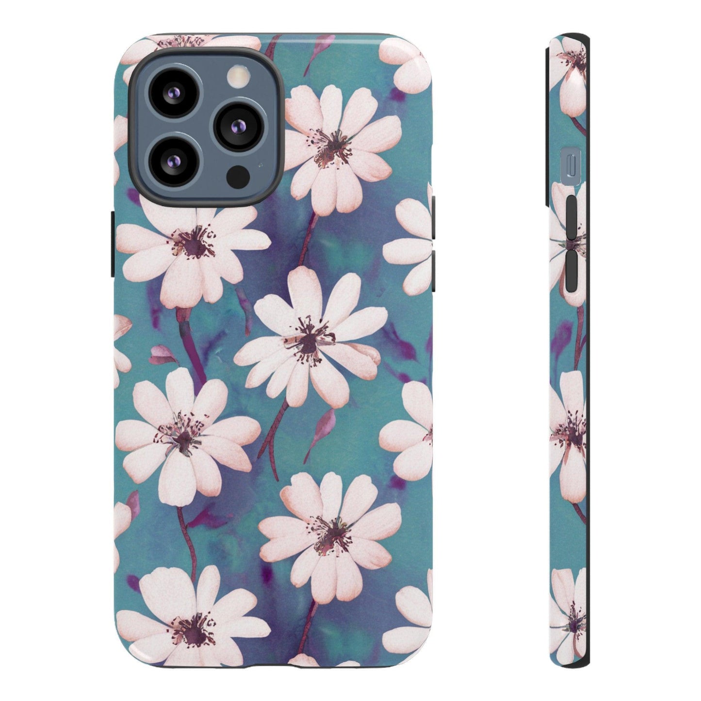 Tough Cellphone Case :" Eclectic Elegance Phone Case Collection" ( Floral patterns)