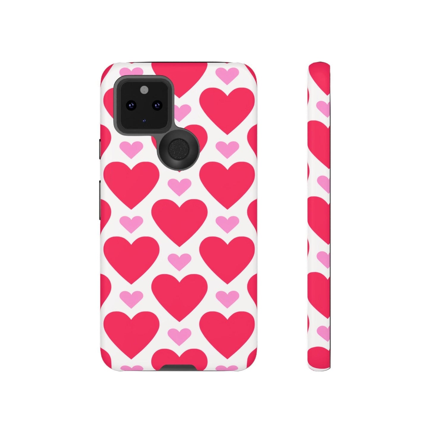 Tough Phone Case :" Eclectic Elegance Phone Case Collection" ( Hearts patterns)