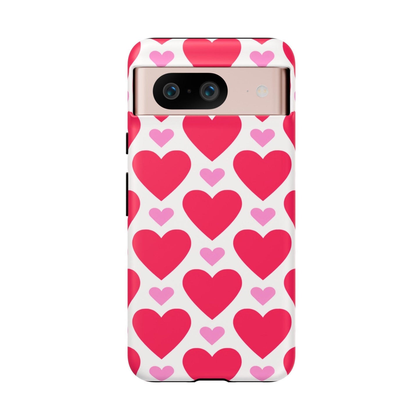 Tough Phone Case :" Eclectic Elegance Phone Case Collection" ( Hearts patterns)