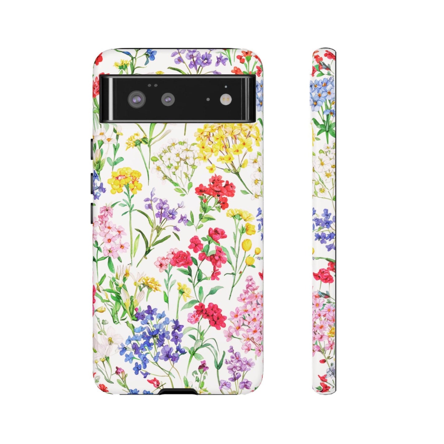 Tough Cellphone Case :" Eclectic Elegance Phone Case Collection" ( Floral patterns)