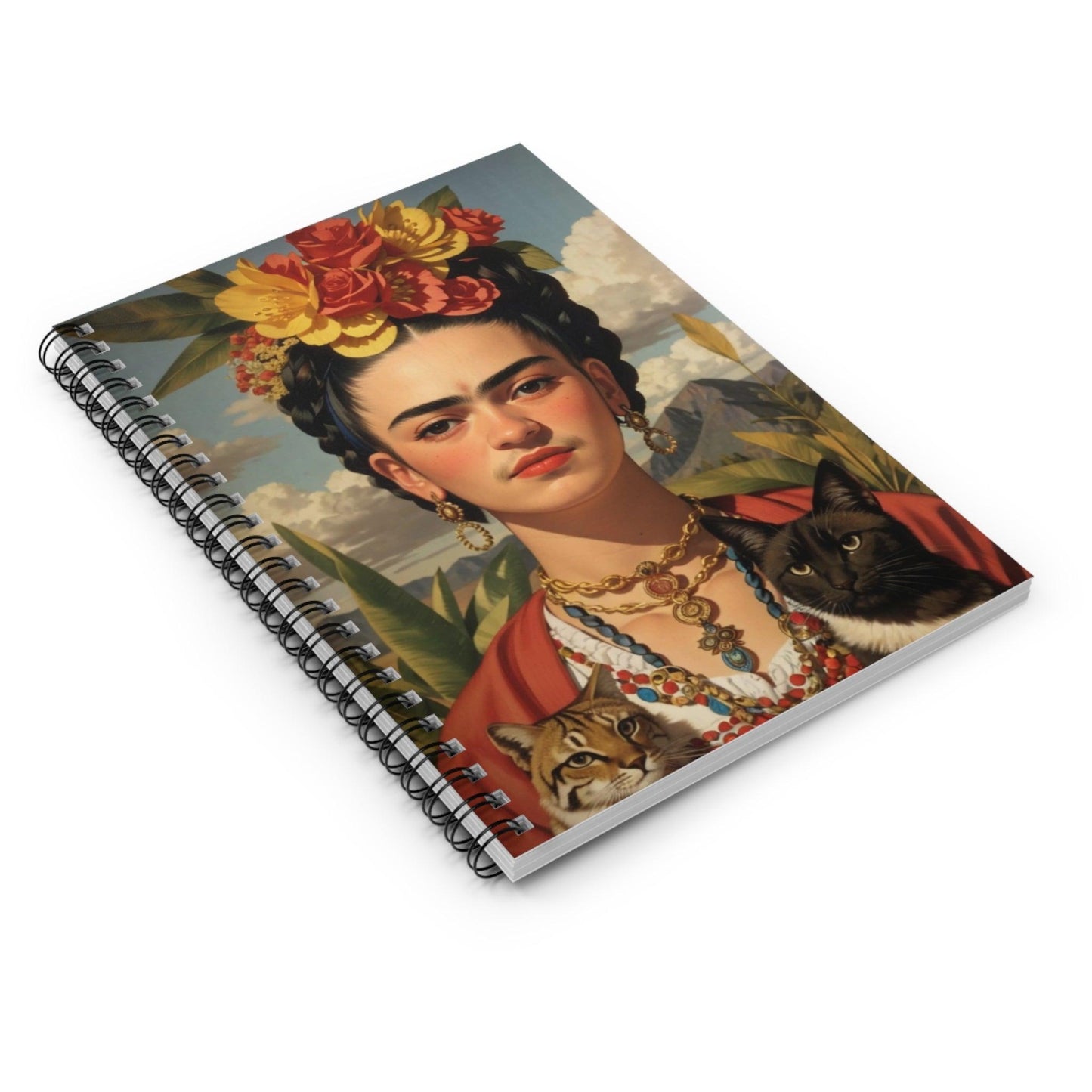 Frida Notebook for gift, Ideal for writing, planning, school, collegue a creative gift for students, friends, artist, women - Cosmic Creations by Karen