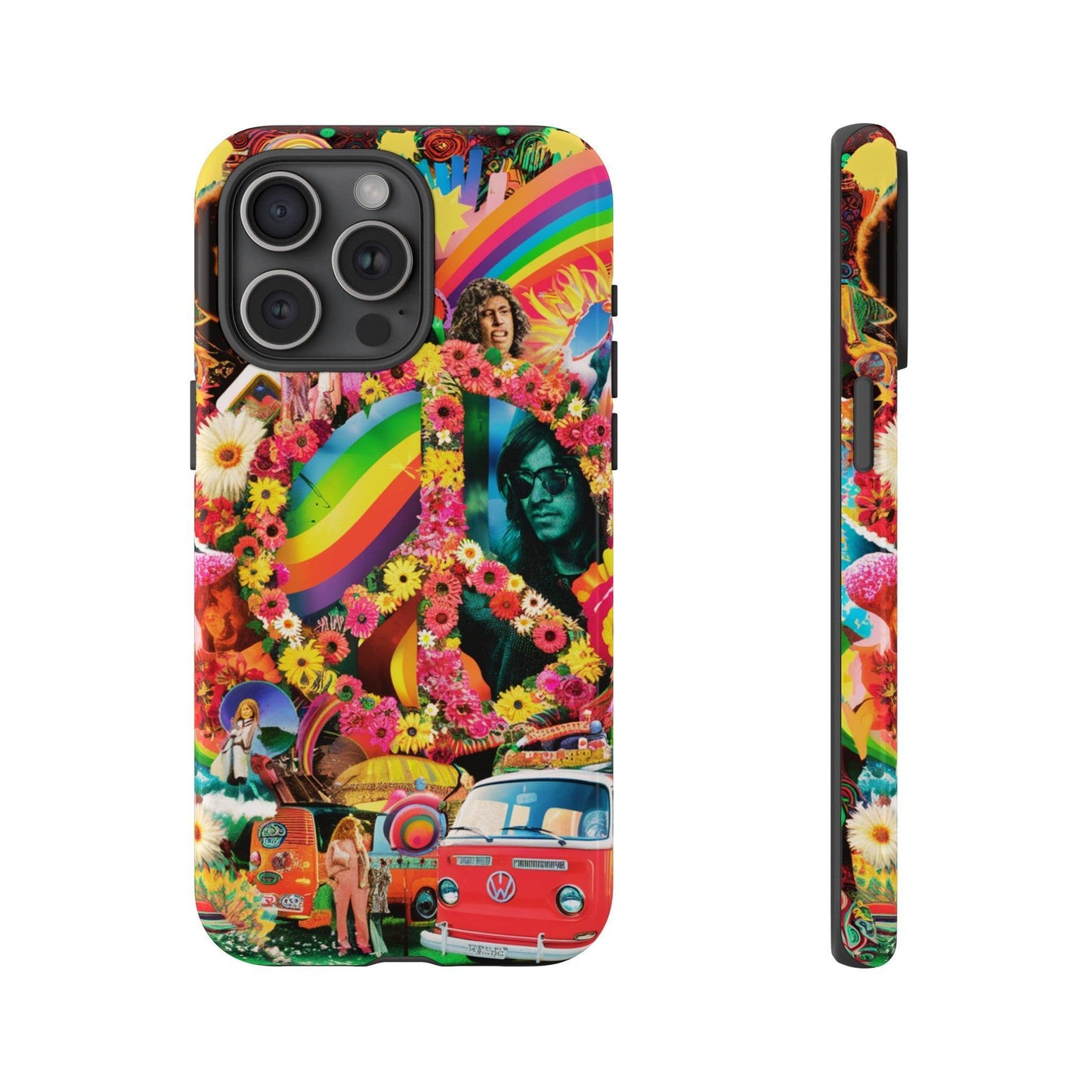 Tough Phone Case :" Eclectic Elegance Phone Case Collection" ( Hippie Style patterns)