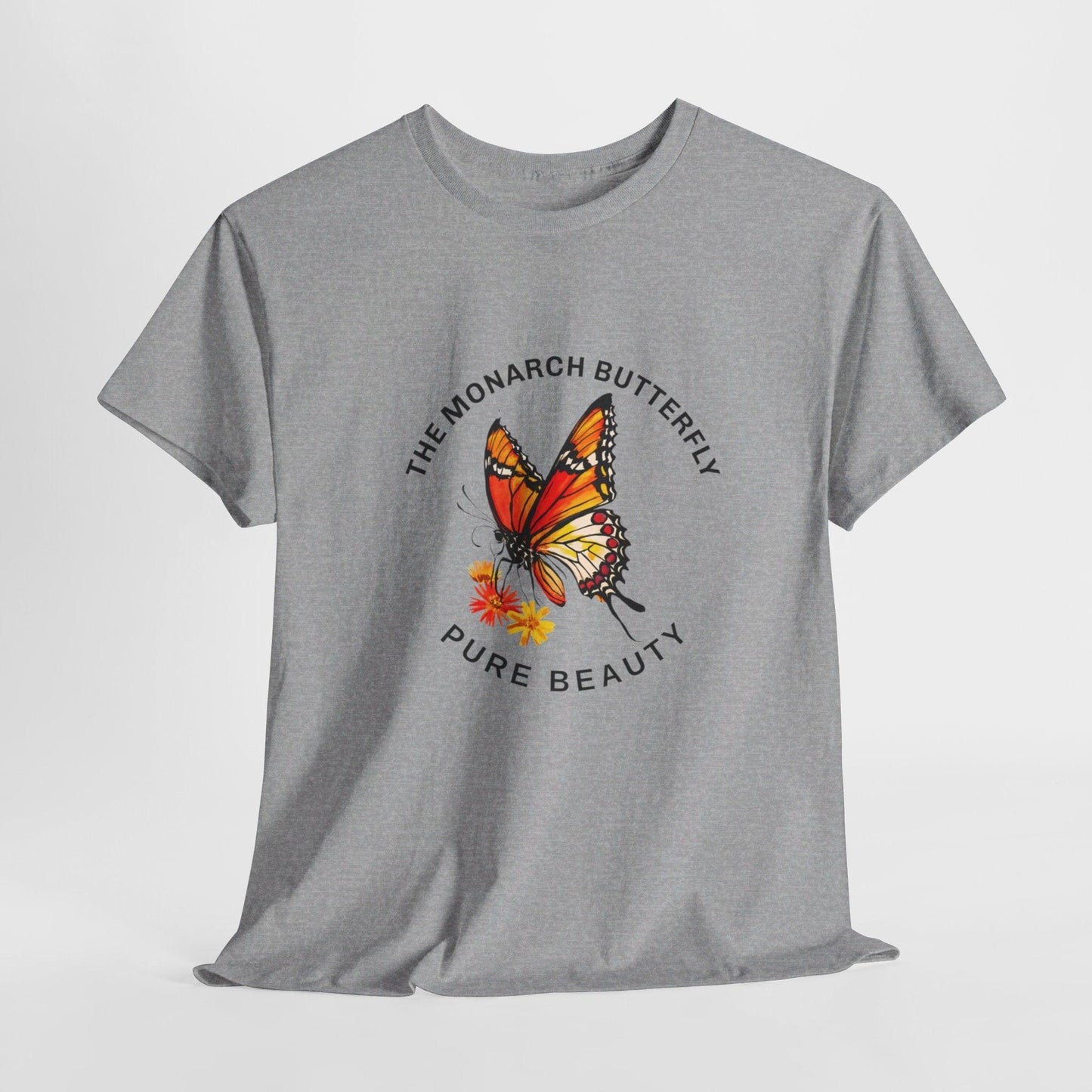 Camiseta unisex de algodón pesado: "La colección Mariposa Monarca"