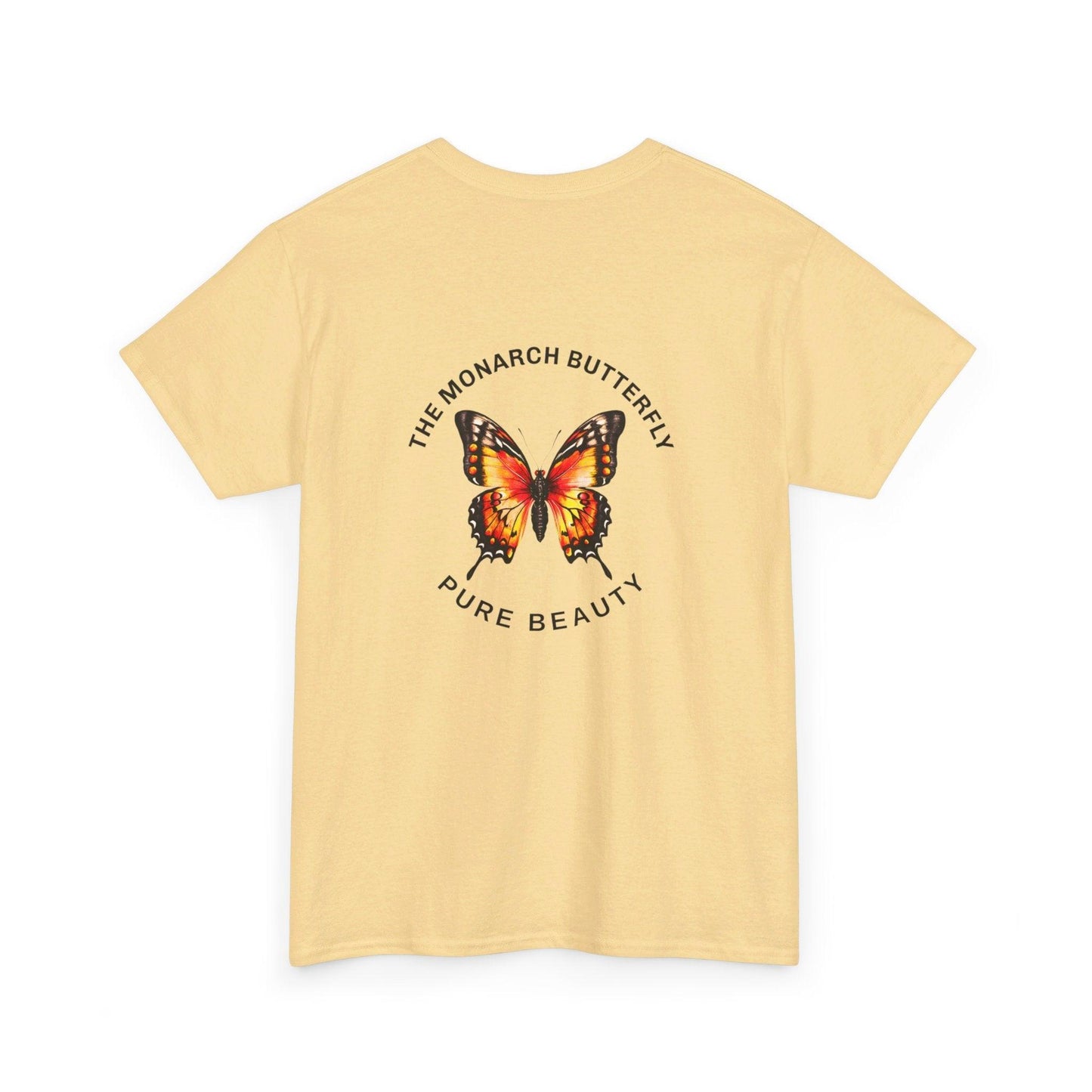 Camiseta unisex de algodón pesado: "La colección Mariposa Monarca"