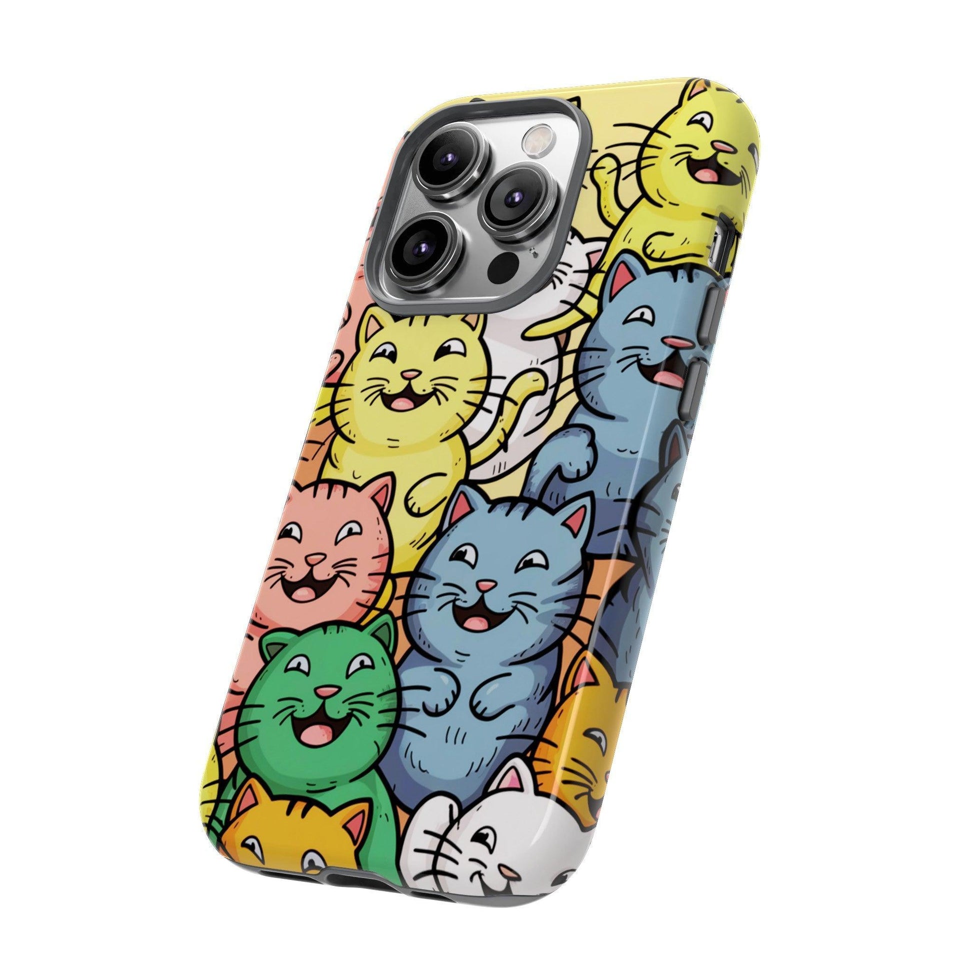 Cat Lovers Collection Tough Cellphone Case - Cosmic Creations by Karen