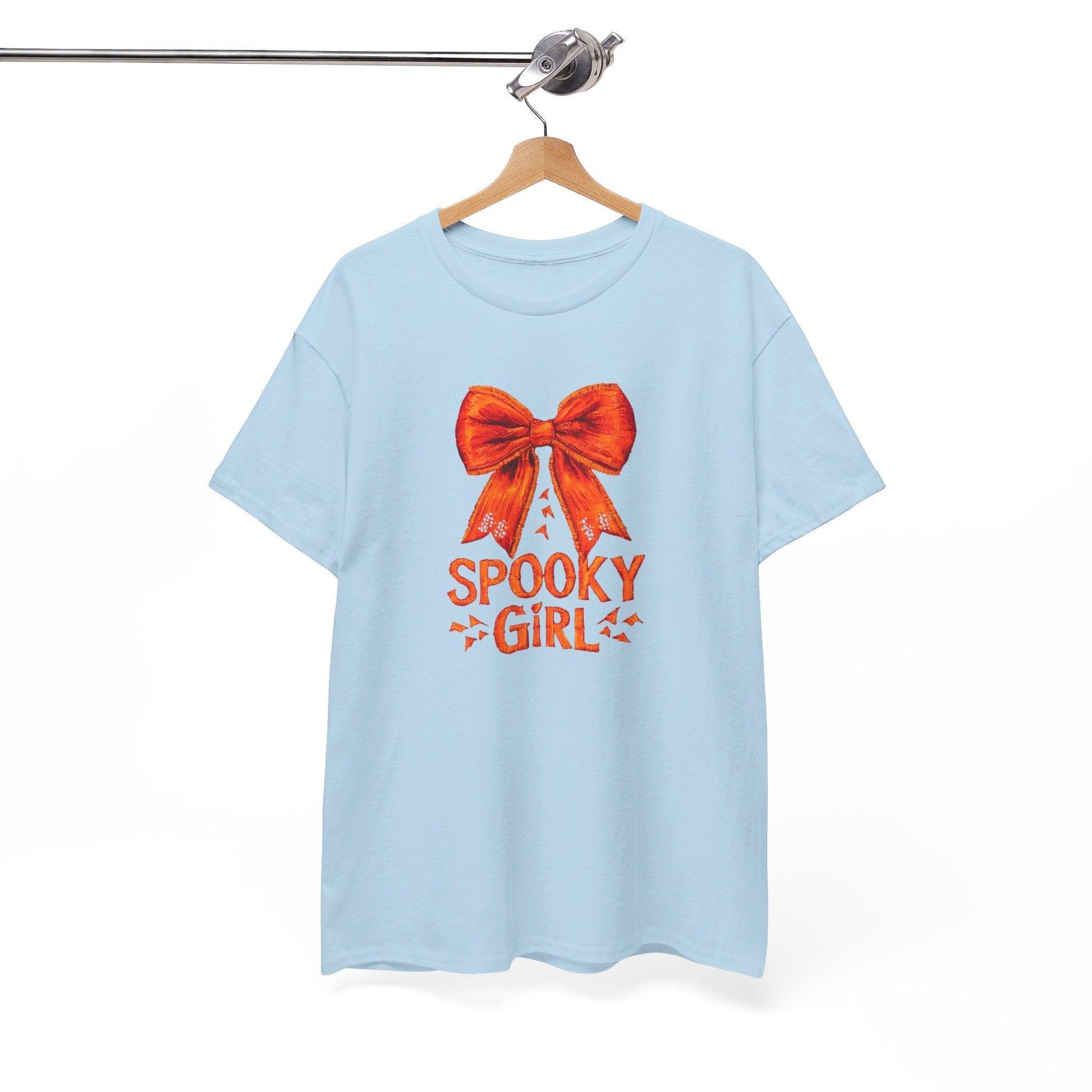 Spooky Girl Coquette Cotton Tee - Cosmic Creations by Karen