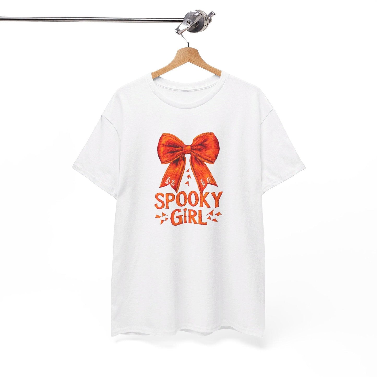 Spooky Girl Coquette Cotton Tee - Cosmic Creations by Karen