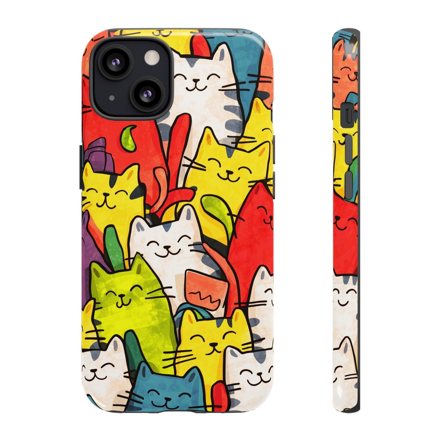 Cat Lovers Collection Tough Cellphone Case - Cosmic Creations by Karen