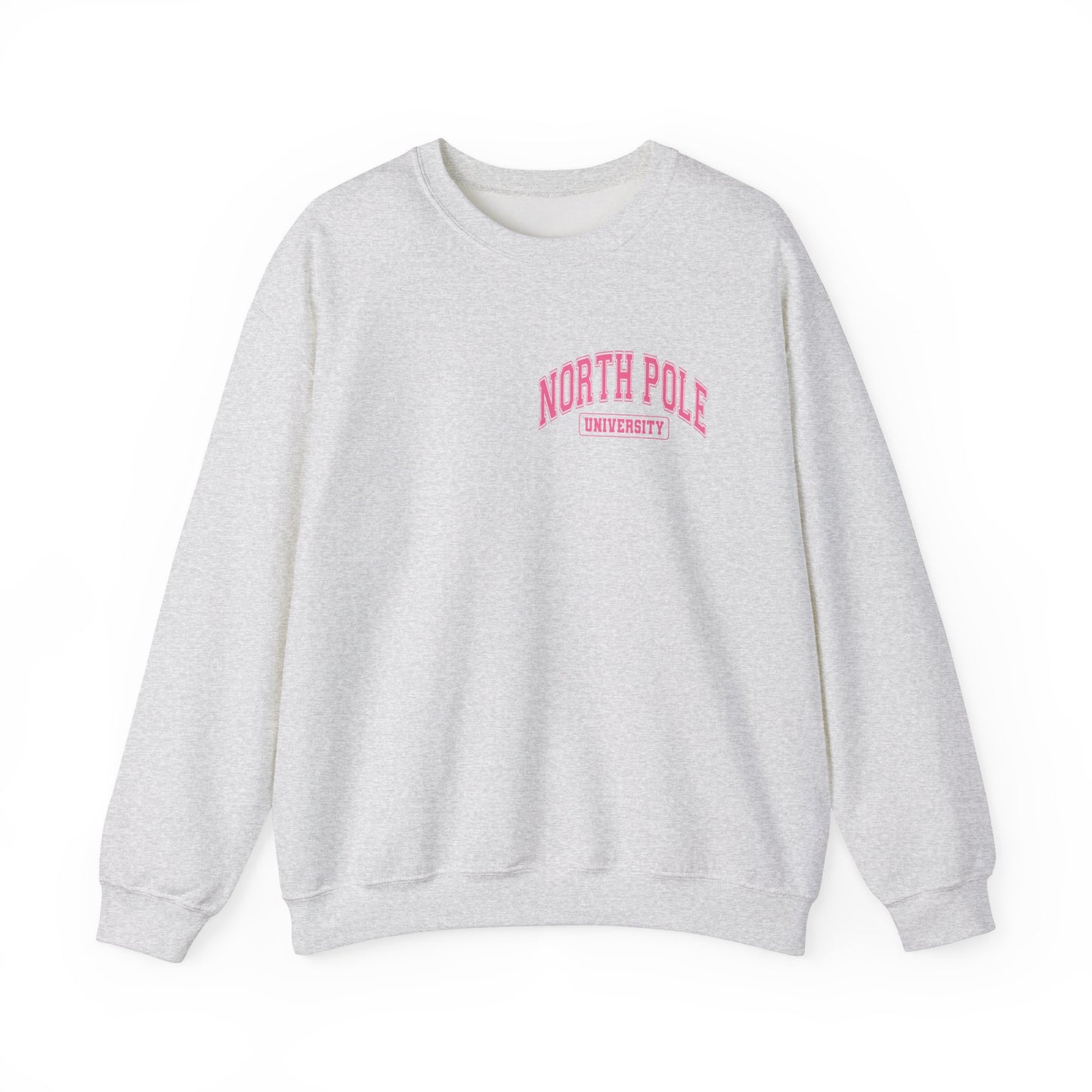 Christmas North Pole University Design  Unisex Crewneck Sweatshirt