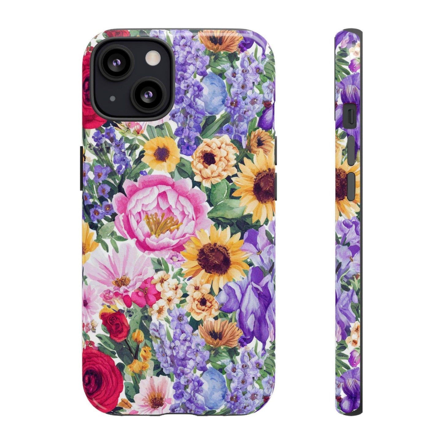 Tough Cellphone Case :" Eclectic Elegance Phone Case Collection" ( Floral patterns)