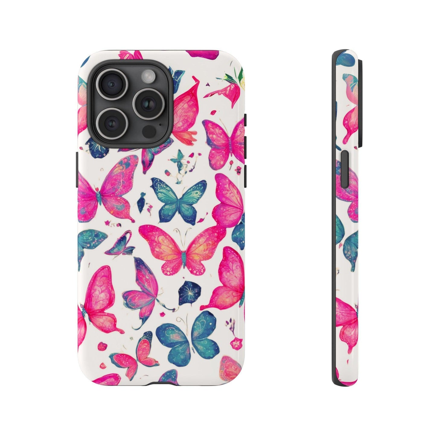 Tough Cellphone Case :" Eclectic Elegance Phone Case Collection" ( Hearts patterns)