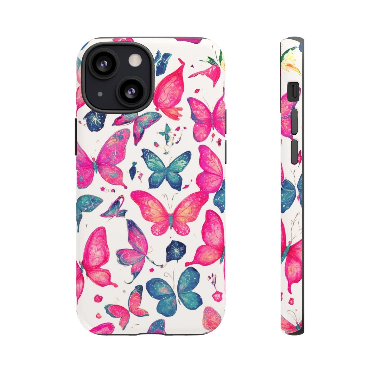 Tough Cellphone Case :" Eclectic Elegance Phone Case Collection" ( Hearts patterns)