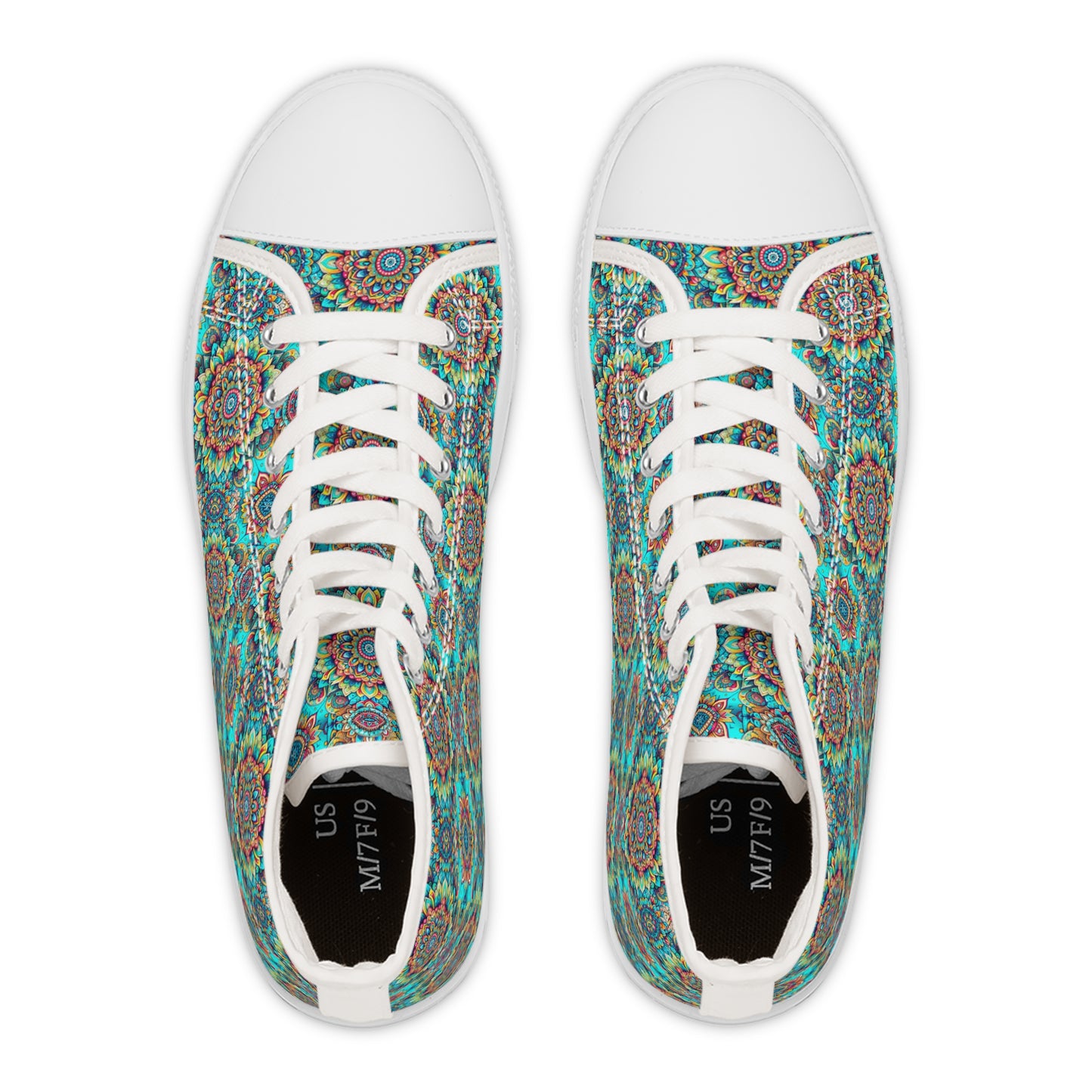 Awesome Mandala Design High Top Sneakers