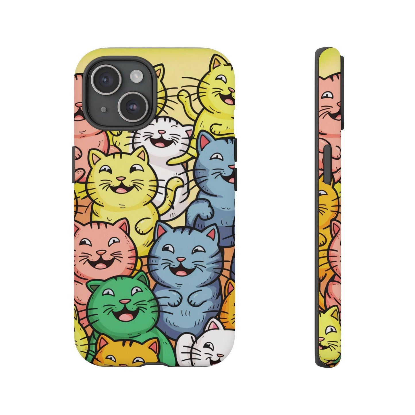 Cat Lovers Collection Tough Cellphone Case - Cosmic Creations by Karen