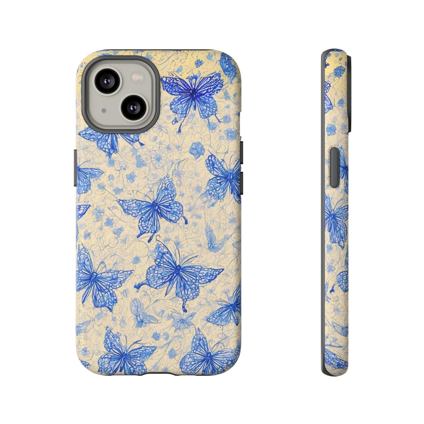 Tough Cellphone Case :" Eclectic Elegance Phone Case Collection" ( Butterflies patterns)