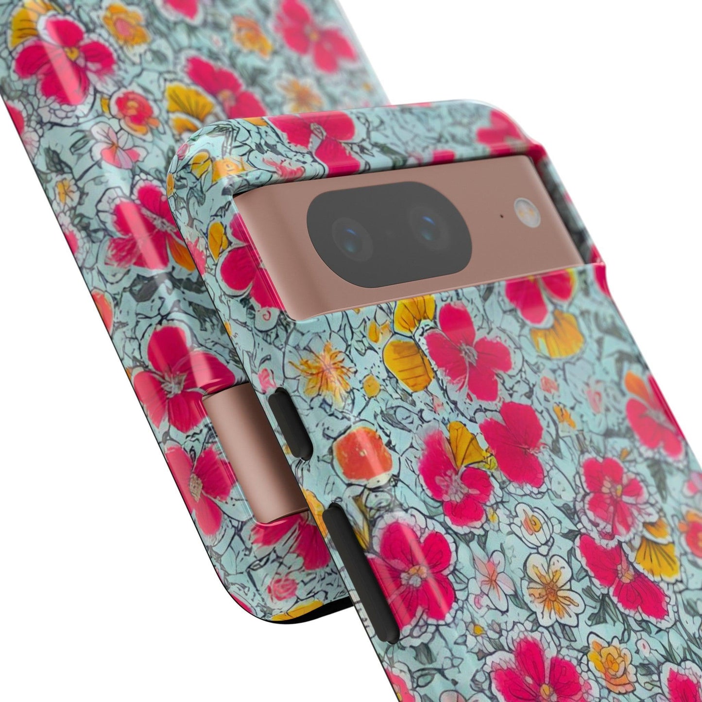 Tough Cellphone Case :" Eclectic Elegance Phone Case Collection" ( Floral patterns)