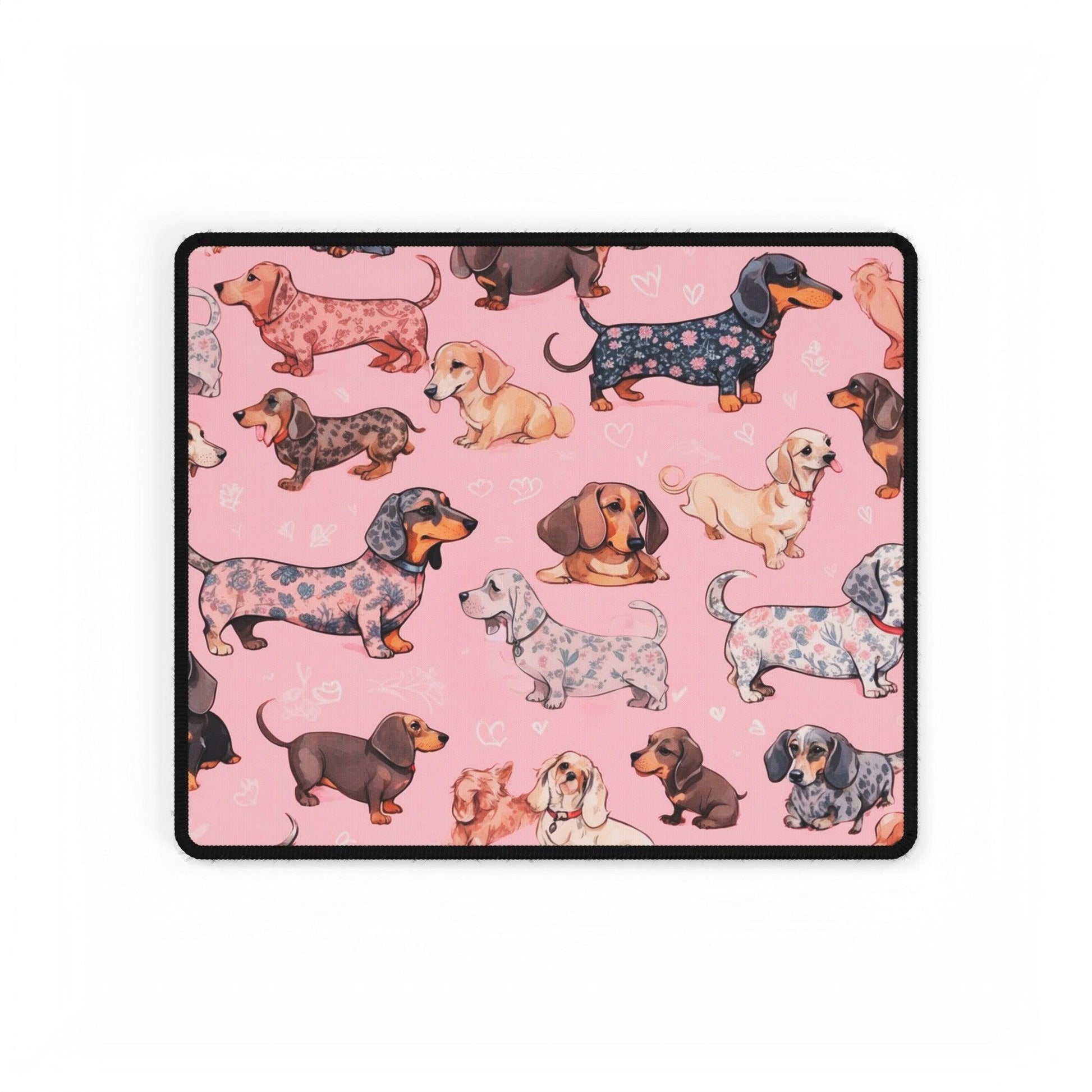 Puppy Love Desk Mat | Work, gaming, home office, perfect gift for dog lovers - Cosmic Creations by Karen