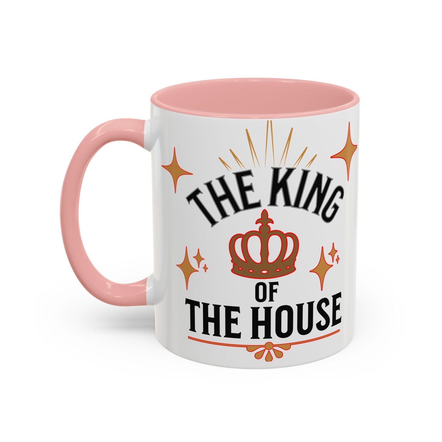 Royal Accent Coffee Mug   (11, 15oz)  " Dad, The King of the House Collection"