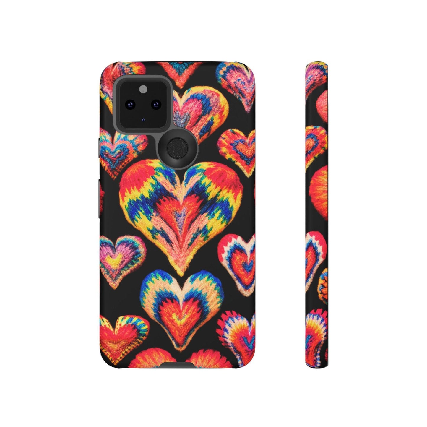 Tough Phone Case :" Eclectic Elegance Phone Case Collection" ( Hearts patterns)