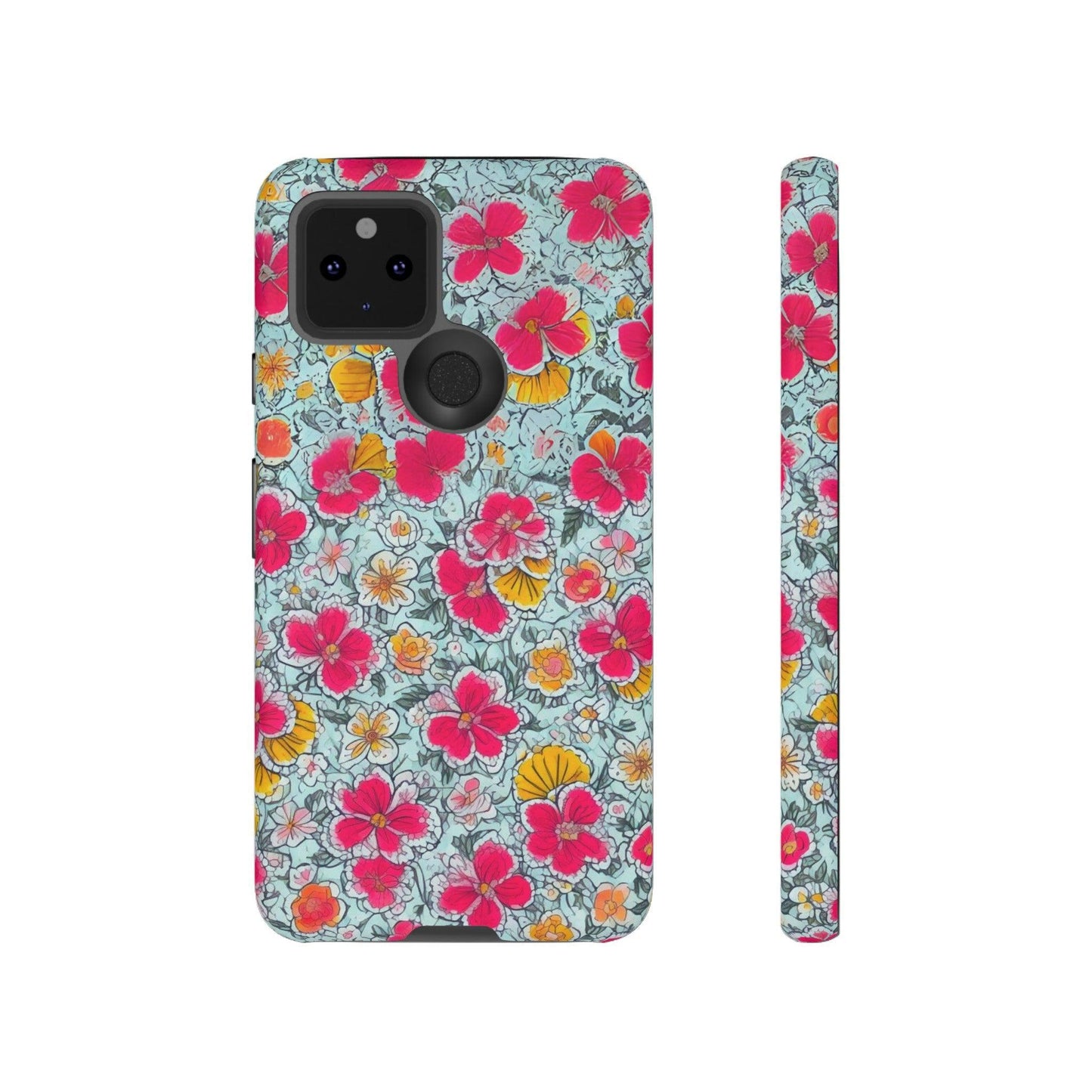 Tough Cellphone Case :" Eclectic Elegance Phone Case Collection" ( Floral patterns)