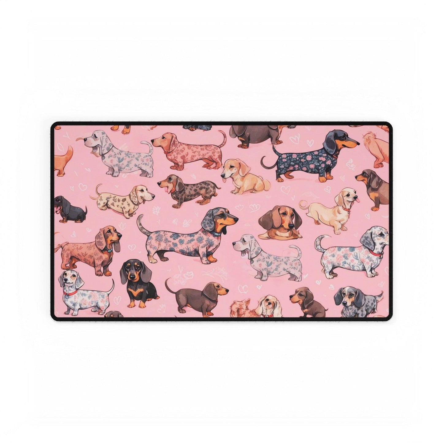 Puppy Love Desk Mat | Work, gaming, home office, perfect gift for dog lovers - Cosmic Creations by Karen