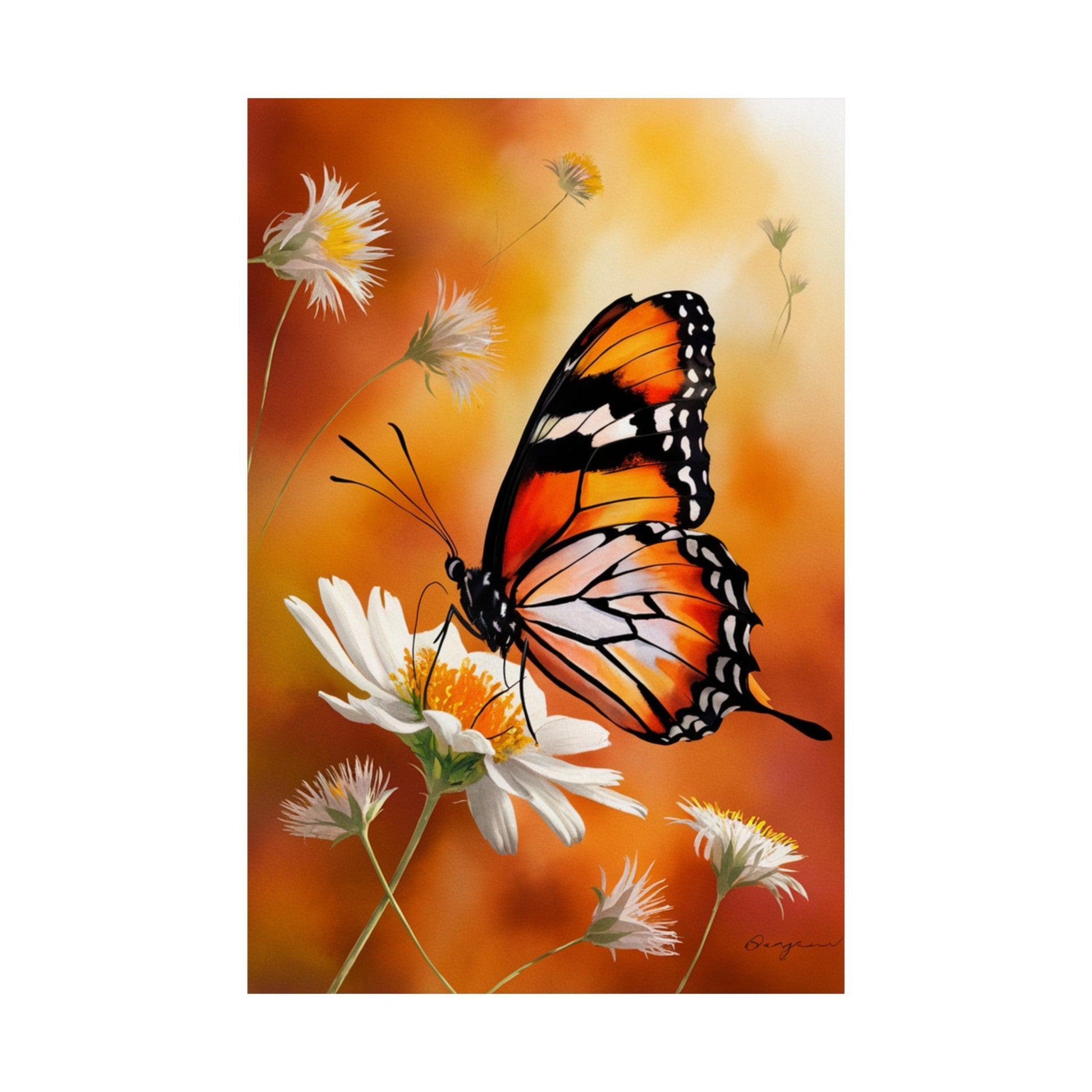 Monarch Butterfly Splendor Posters - Cosmic Creations by Karen