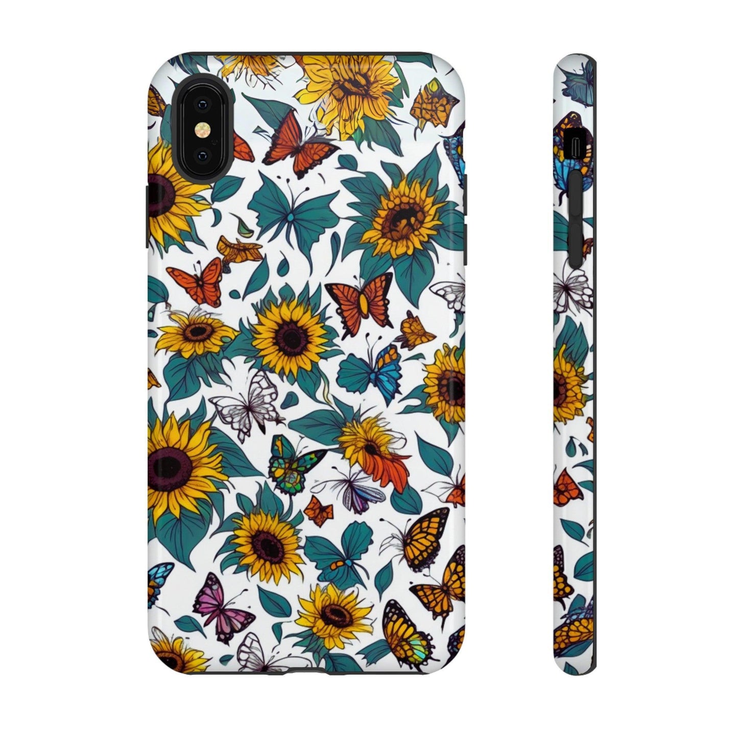 Tough Cellphone Case :" Eclectic Elegance Phone Case Collection" ( Floral patterns)