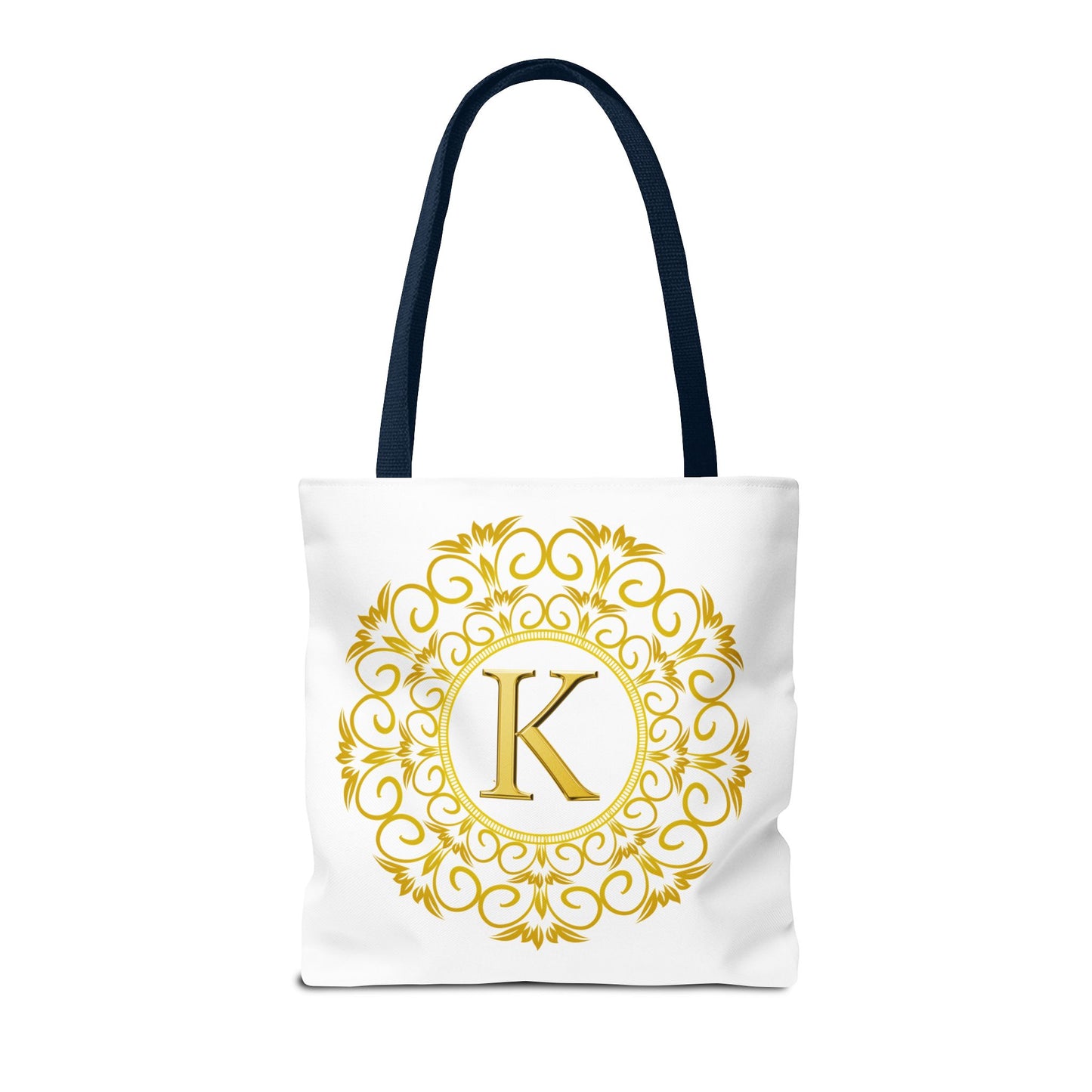 Tote Bag with Initials Monogram