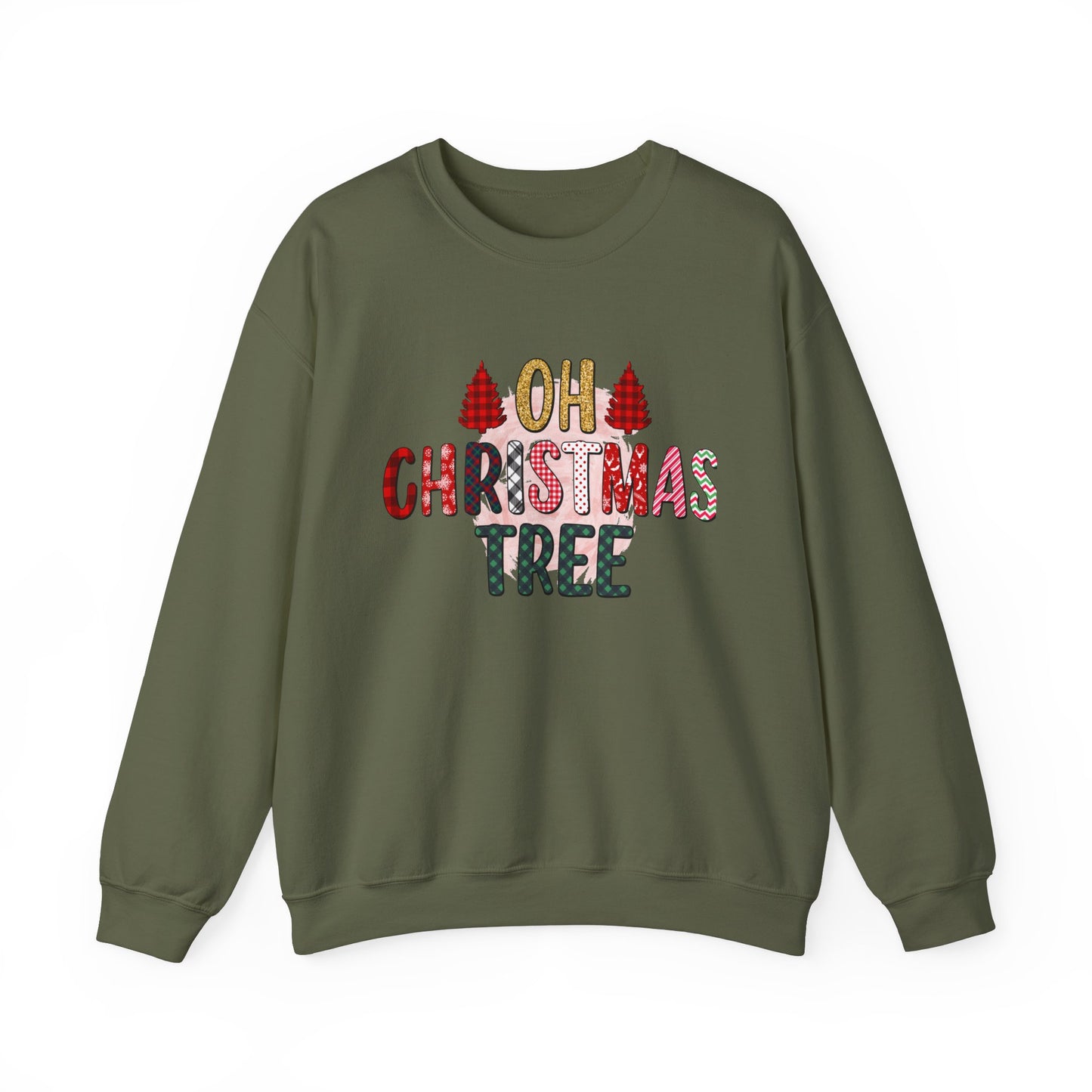 Christmas Tree Design  Unisex Crewneck Sweatshirt