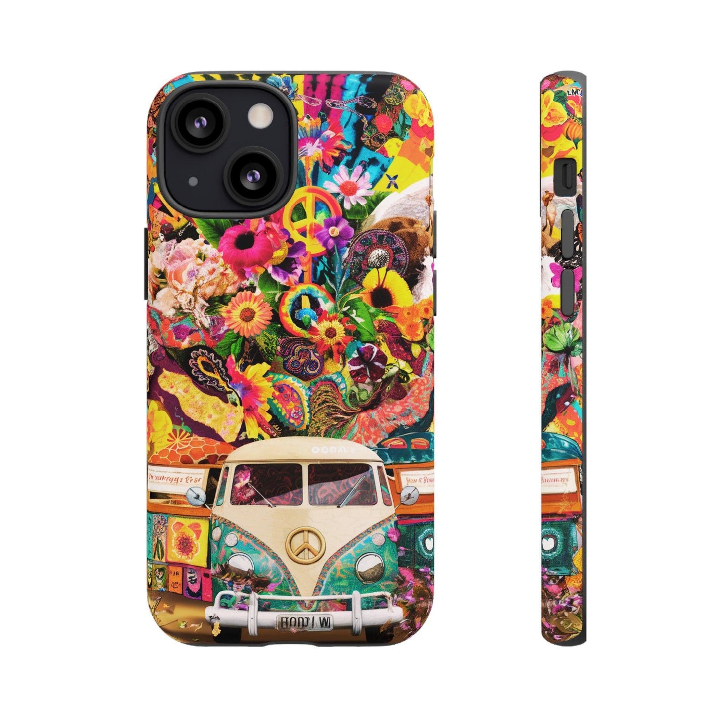 Tough Phone Case :" Eclectic Elegance Phone Case Collection" ( Hippie Style patterns)