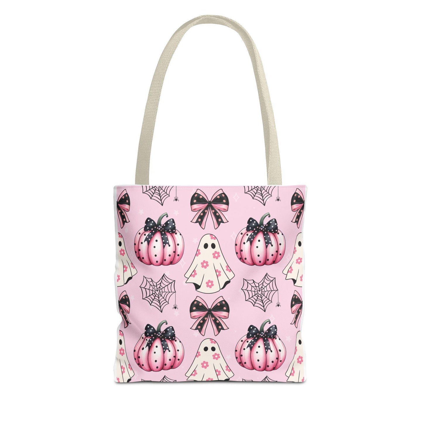 Coquette Halloween Pink Tote Bag - Cosmic Creations by Karen