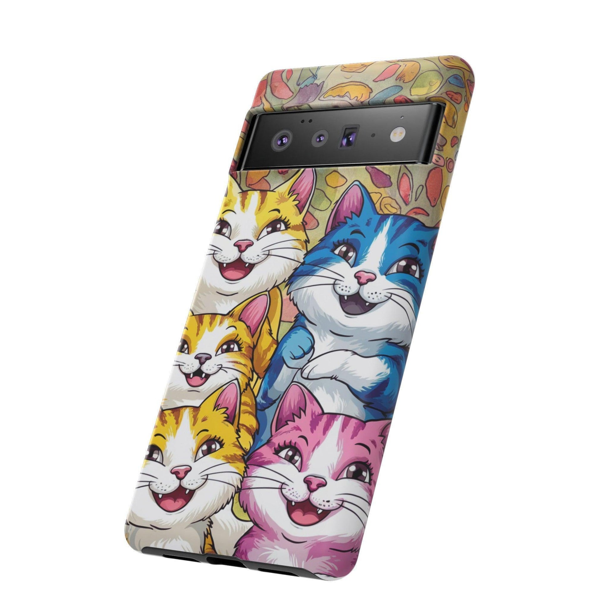 Cat Lovers Collection Tough Cellphone Case - Cosmic Creations by Karen