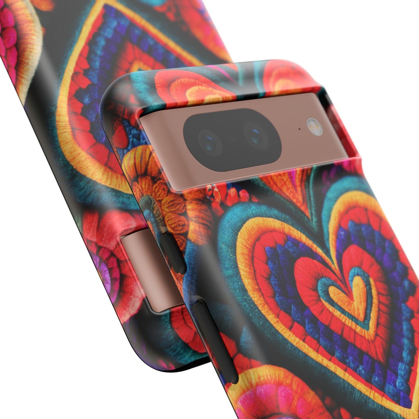 Tough Phone Case :" Eclectic Elegance Phone Case Collection" ( Hearts patterns)