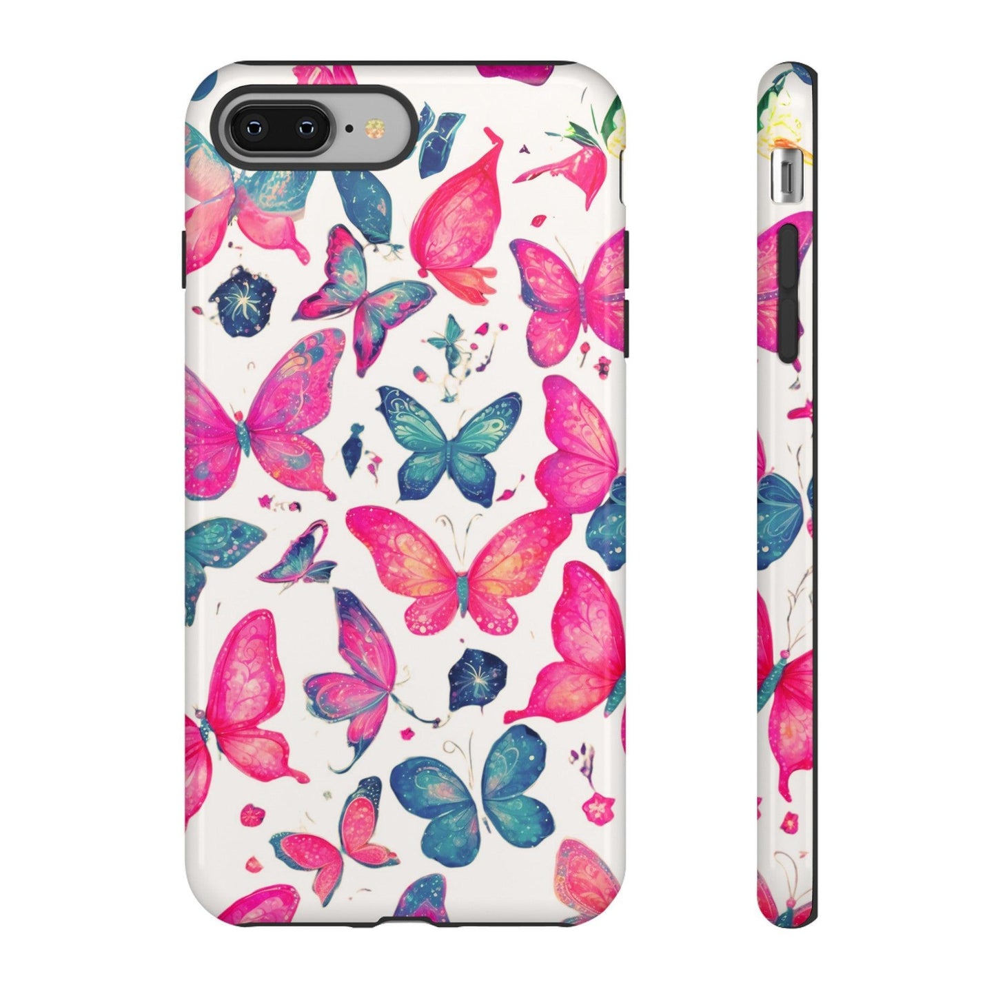 Tough Cellphone Case :" Eclectic Elegance Phone Case Collection" ( Hearts patterns)