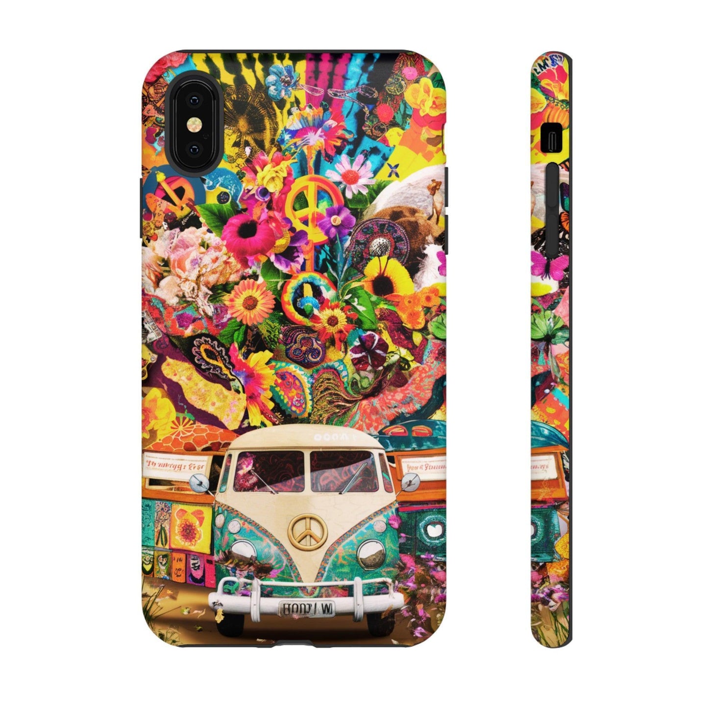 Tough Phone Case :" Eclectic Elegance Phone Case Collection" ( Hippie Style patterns)