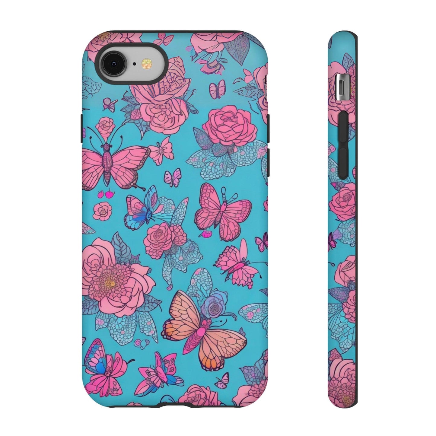 Tough Cellphone Case :" Eclectic Elegance Phone Case Collection" ( Floral patterns)