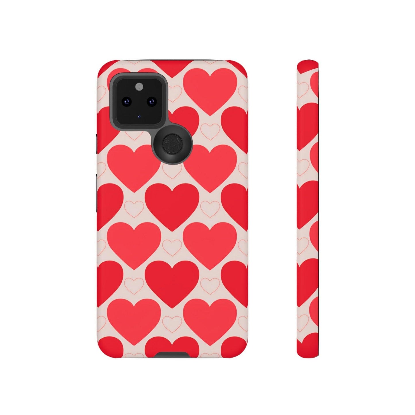 Tough Phone Case :" Eclectic Elegance Phone Case Collection" ( Hearts patterns)