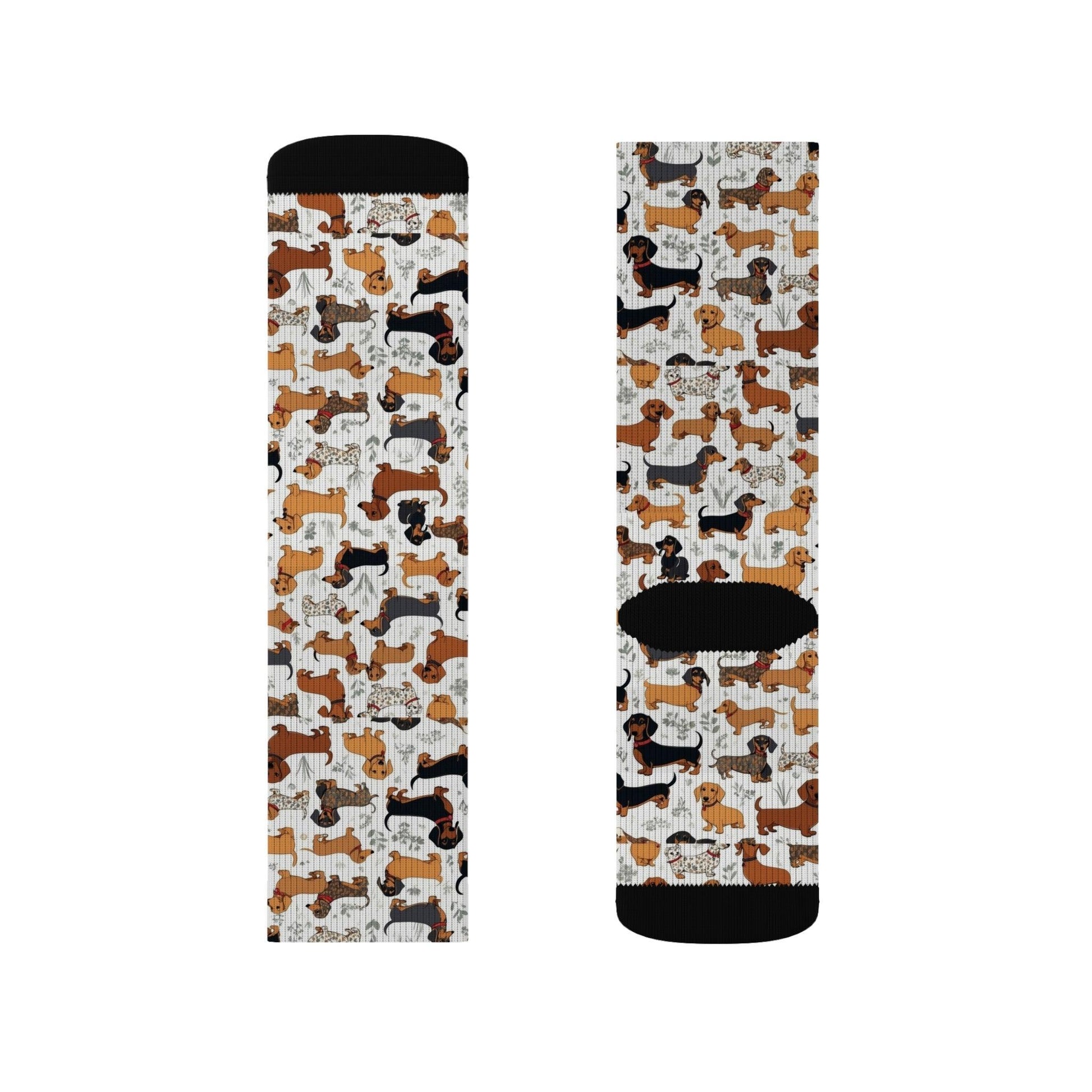 Pawsitively Cute Crew Socks | Everyday wear, lounging, perfect as a gift for dog lovers - Cosmic Creations by Karen