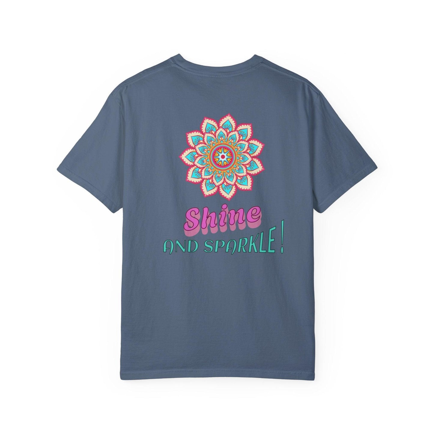 ShineBright Garment-Dyed Tee | Perfect for casual wear, outdoor activities, or as a unique gift for fashion-forward individuals - Cosmic Creations by Karen