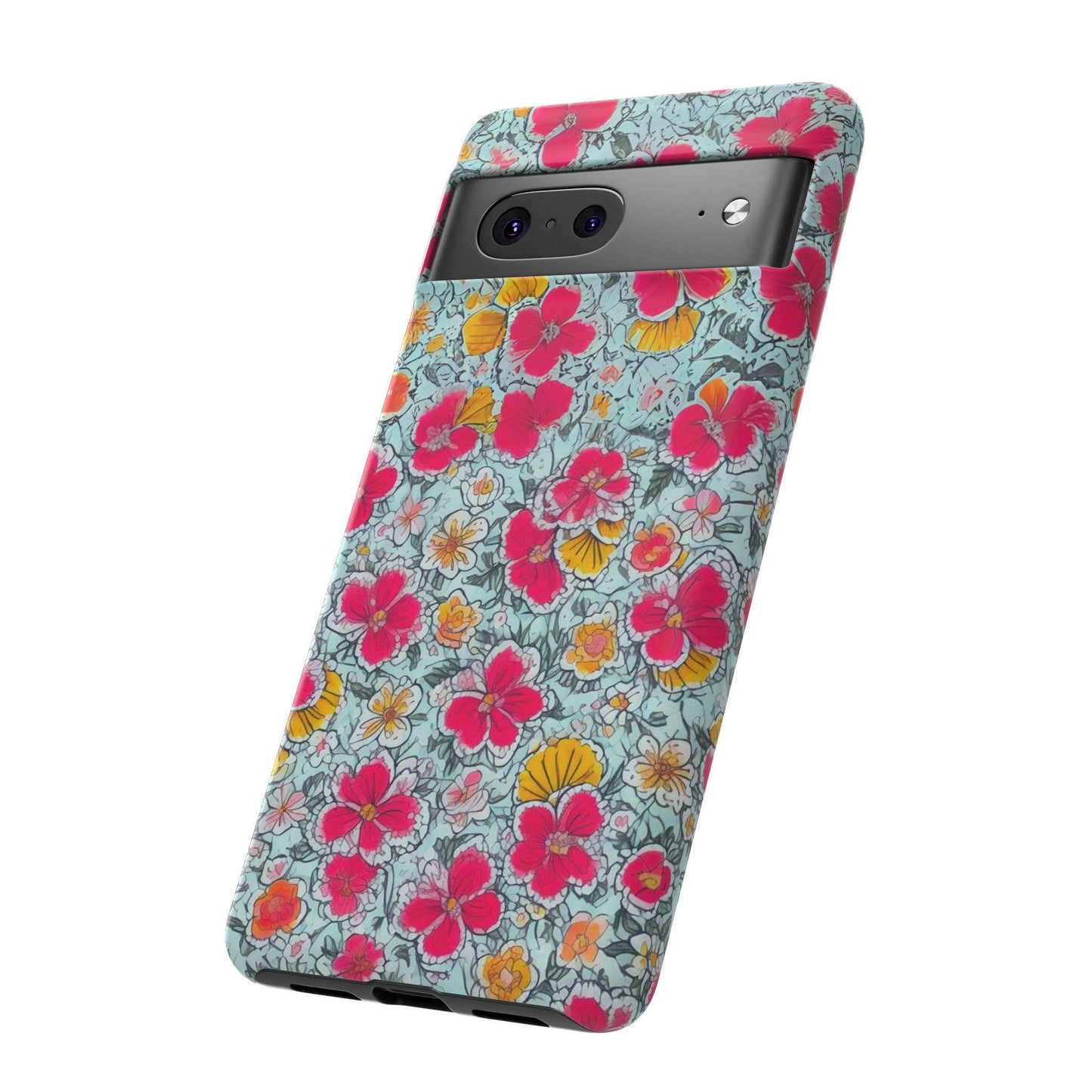 Tough Cellphone Case :" Eclectic Elegance Phone Case Collection" ( Floral patterns)