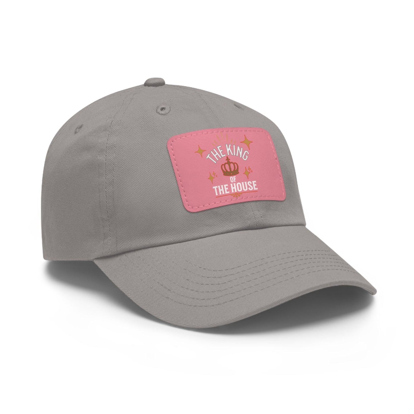 Leather Patch King's Dad Hat :  "Dad, The King of the House Collection"