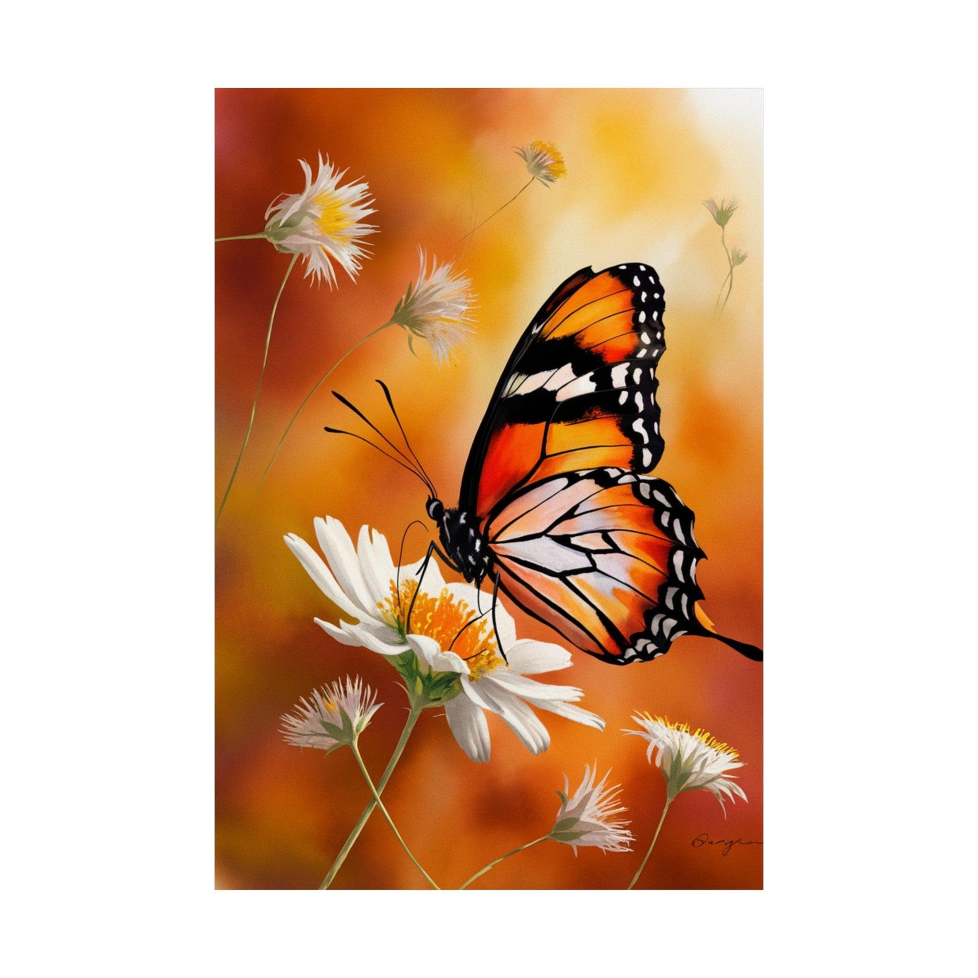 Monarch Butterfly Splendor Posters - Cosmic Creations by Karen