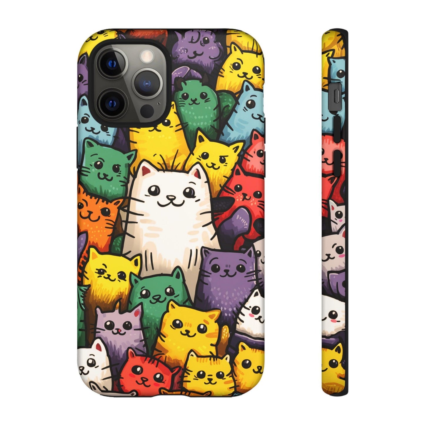 Cat Lovers Collection Tough Cellphone Case - Cosmic Creations by Karen