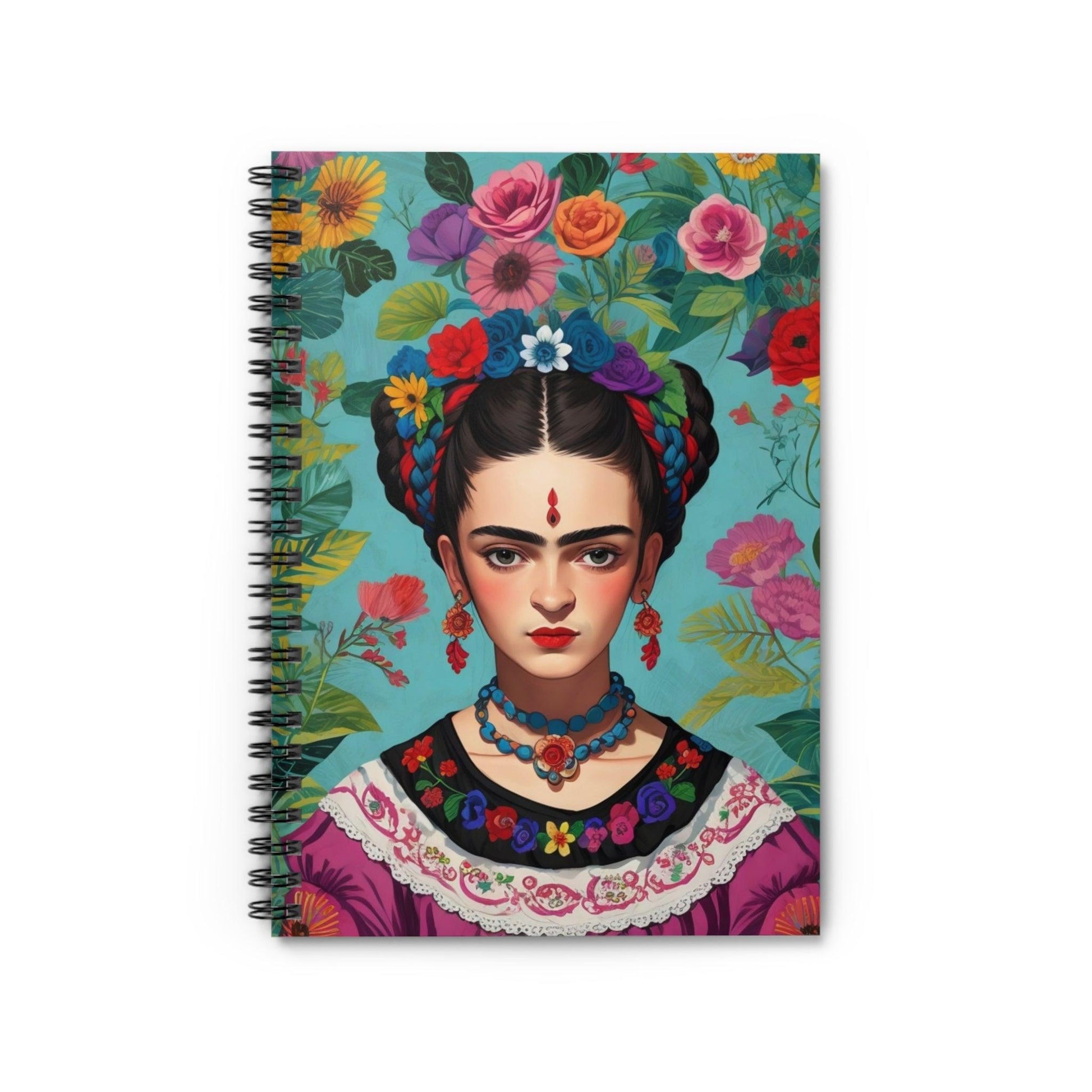 Inspiration Frida Notebook for gift, Ideal for writing, planning, school, collegue a creative gift for students, friends, artist, women - Cosmic Creations by Karen