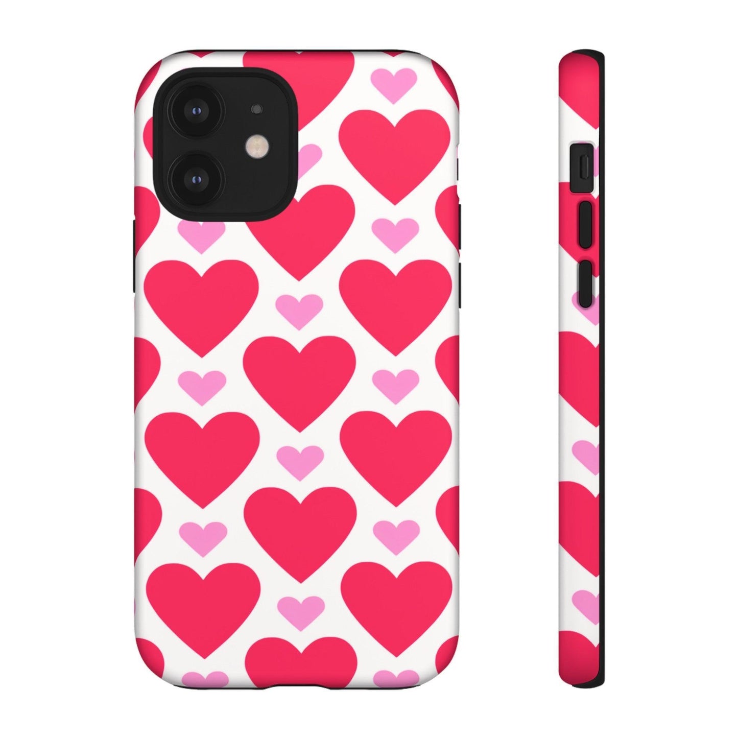 Tough Phone Case :" Eclectic Elegance Phone Case Collection" ( Hearts patterns)