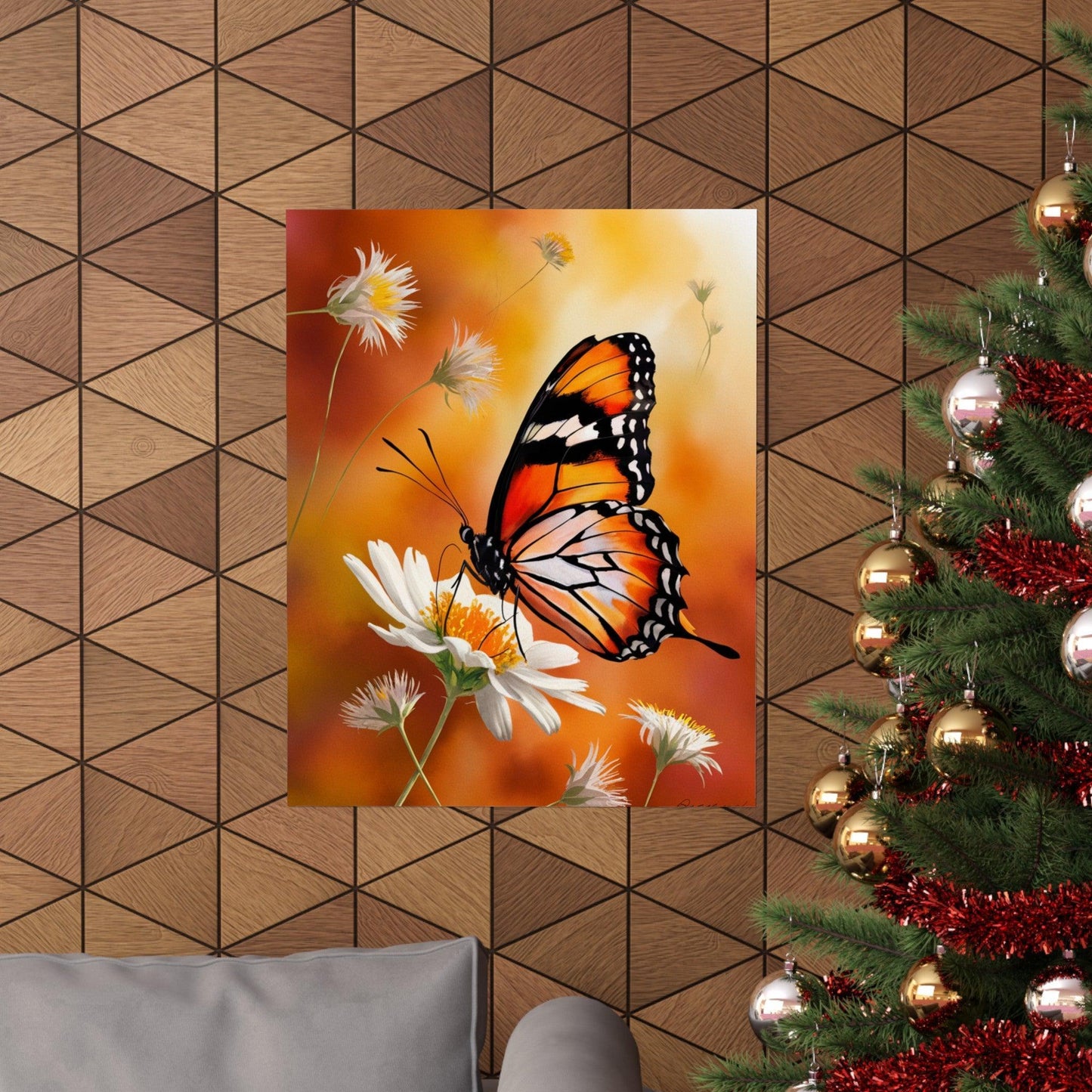 Monarch Butterfly Splendor Posters - Cosmic Creations by Karen