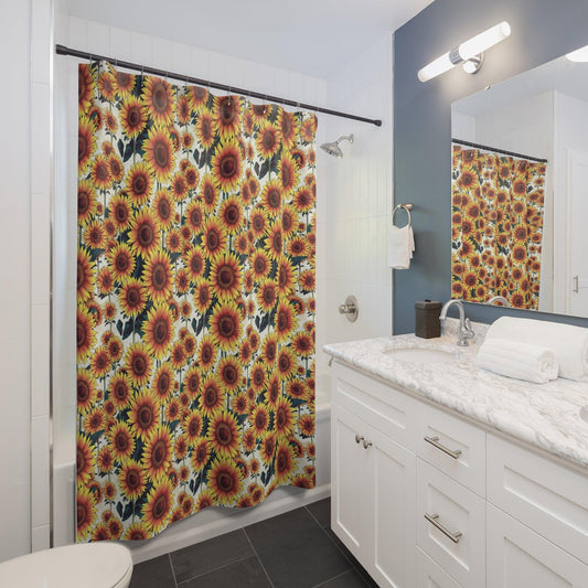 "Sunflower Shower Curtain"