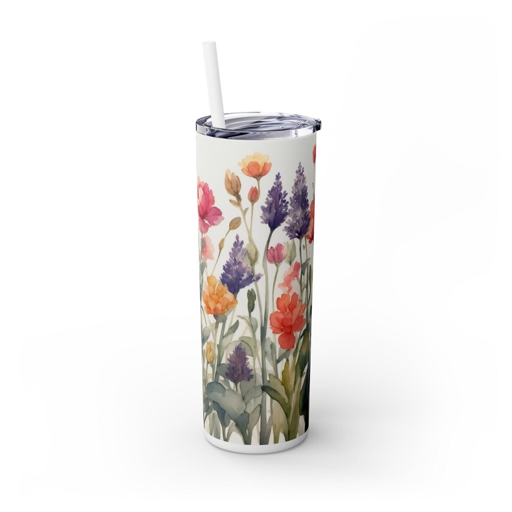 Whimsical Sips Skinny Tumbler Collectionr | Tumblerwith Straw, 20oz | keep your drinks hot for 12h and cold for 24h - Cosmic Creations by Karen