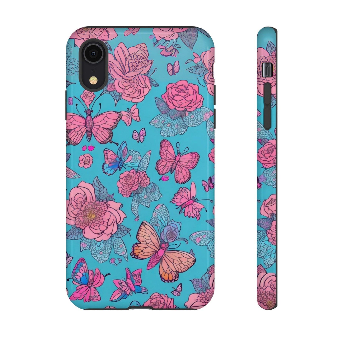 Tough Cellphone Case :" Eclectic Elegance Phone Case Collection" ( Floral patterns)